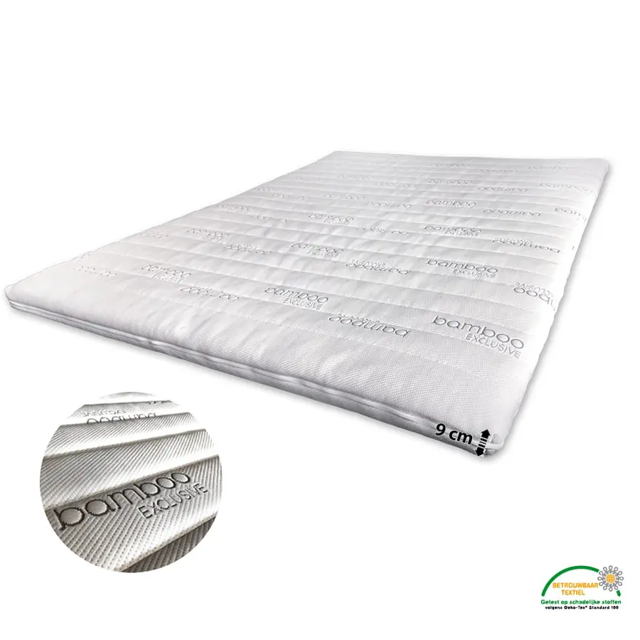 Sur-matelas BAMBOU exclusif HR55 - 9 cm