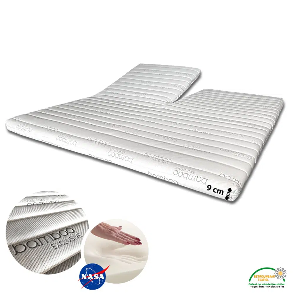 Topper NASA de luxe - Bambou - Fendu