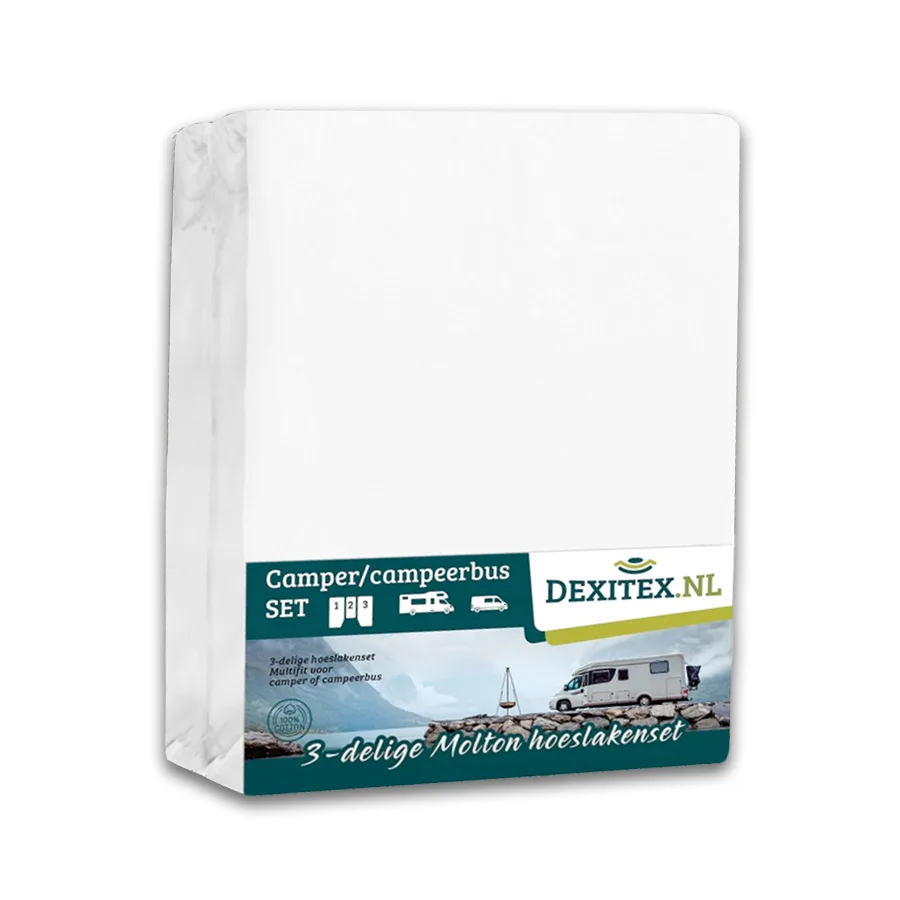 Ensemble de draps-housses Molton - 3 pièces avec matelas central