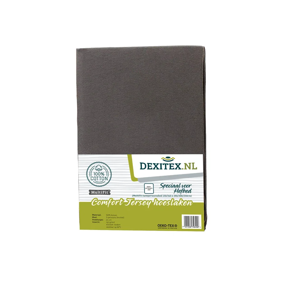 Drap-housse en jersey Lit relevable blanc, gris clair ou anthracite