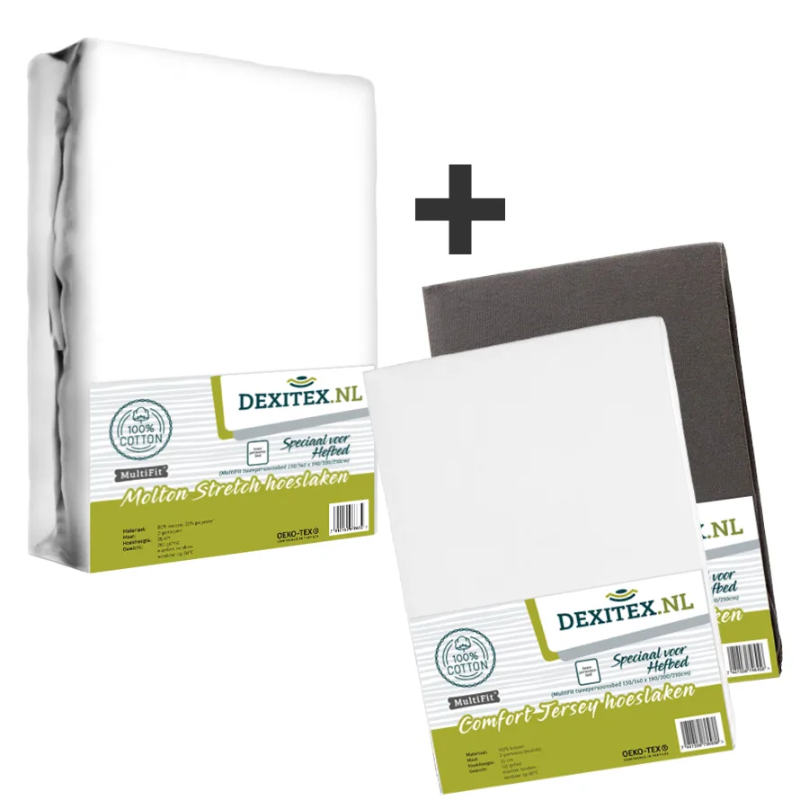 Paquet textile Lifting Bed 1 Molton + 2 draps-housses Jersey