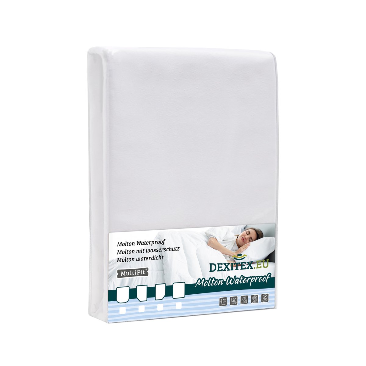 Protège-matelas en flanelle imperméable French bed - gauche