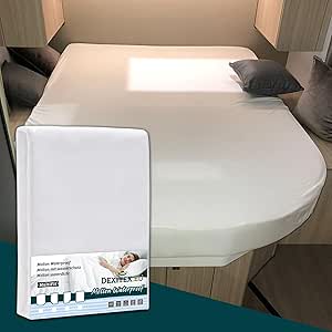 Protège-matelas imperméable en flanelle pour lit double